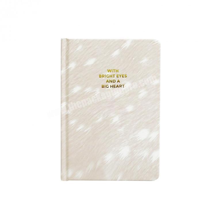 Custom marble print hardcover notebook planner for student