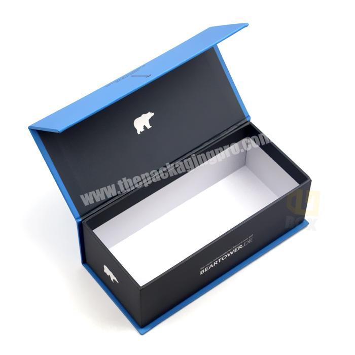 Custom Match BoxCustom Product BoxMagnetic Custom Gift Box With Silver Hotstamping