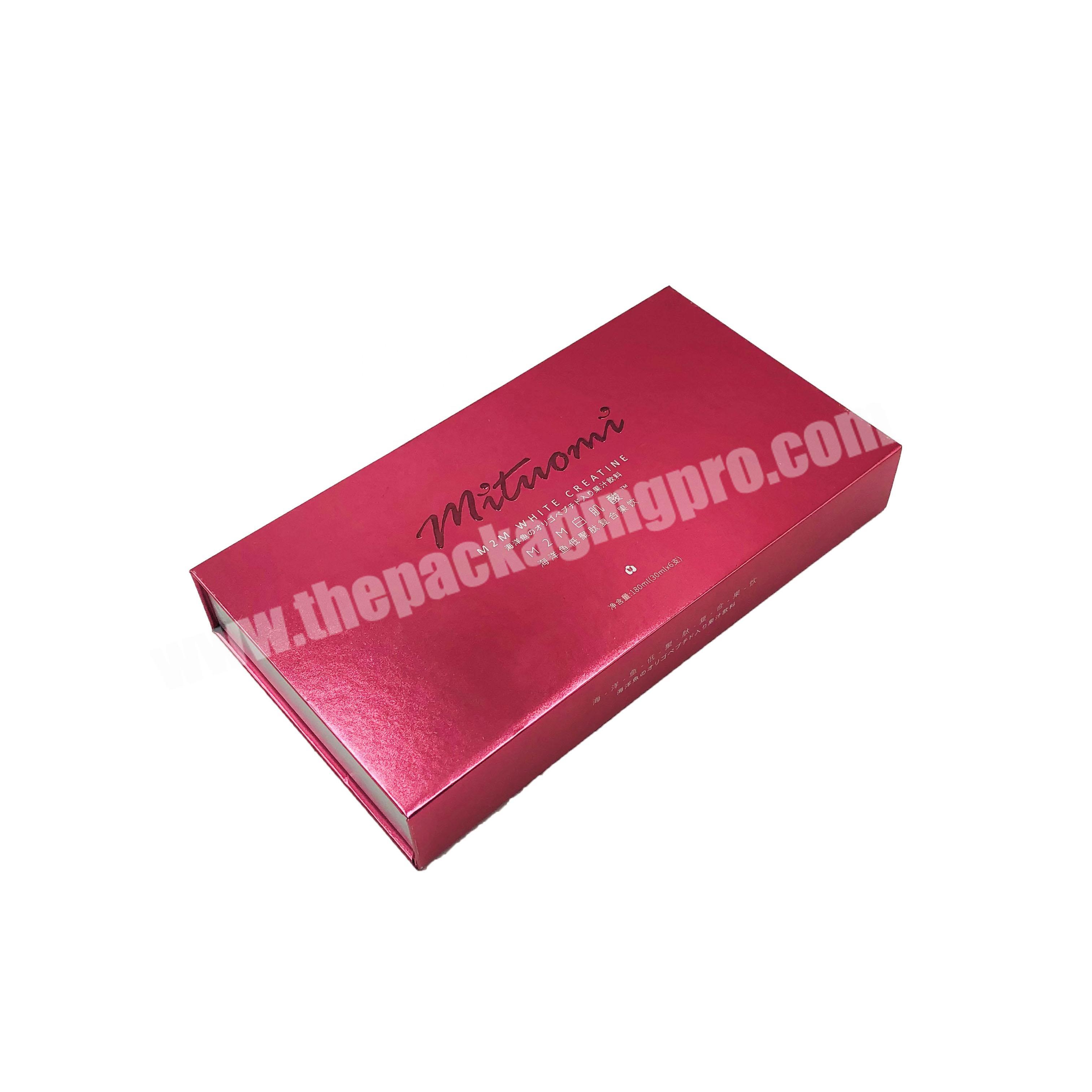 Custom Matt Fancy Printing Rigid Cardboard Flap Lid Square Book Shaped Packaging Candy Luxury Box With Magnet