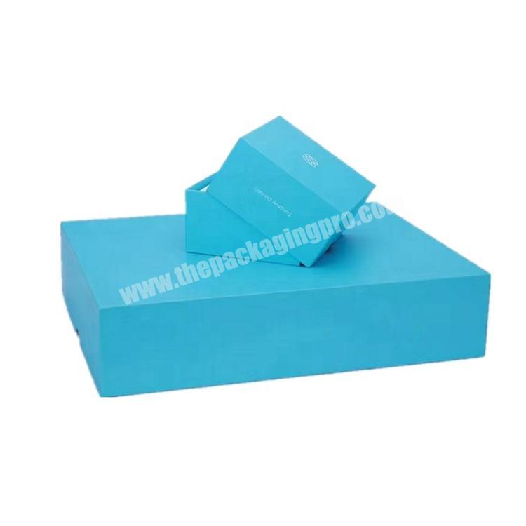 Custom Matte Black Luxury Foldable Hard Paper Gift Box