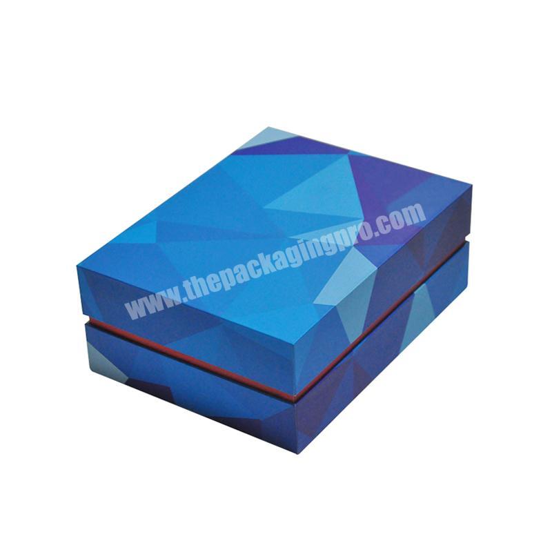 Custom Matte Cardboard Packaging ShirtTie Business Men's Clothing Sets Apparel Boxes