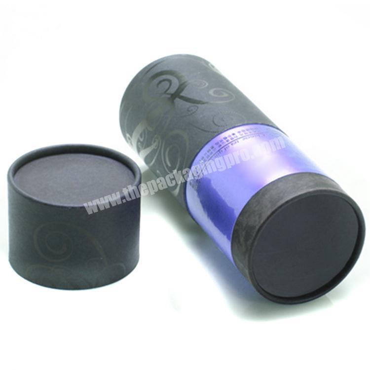 custom metal cylinder box round cardboard tube cylinder box packaging