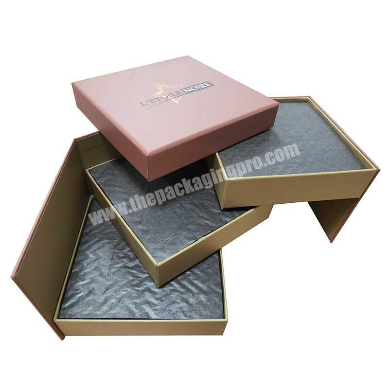 Custom multi-layer combination 3 layers luxury chocolate gift box