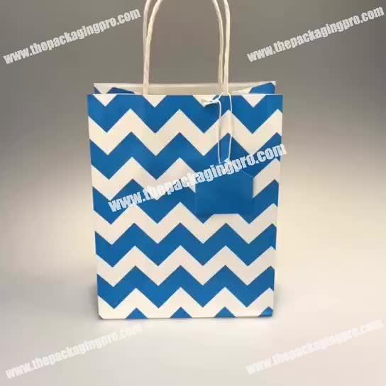 Custom Multicolored New Style High Quality White Kraft Paper Bag