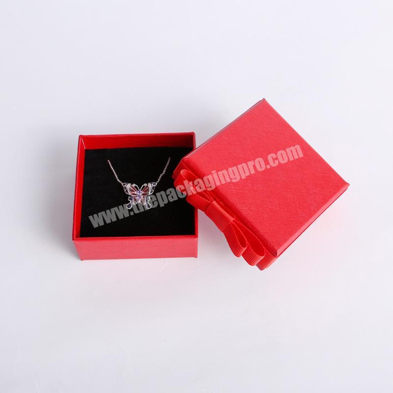 Custom necklace ring box jewelry jewelry box