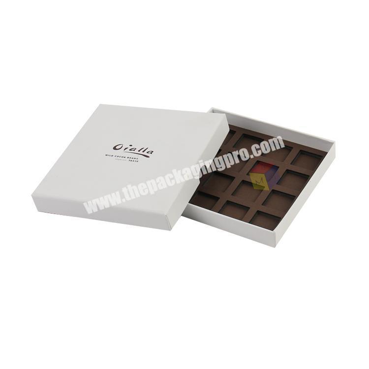 custom new design fancy boxes cardboard chocolate packaging