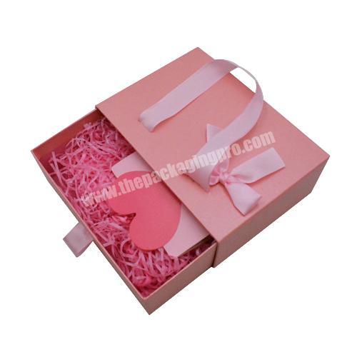Custom New Design Lovely Postal Drawer Box for Bridesmaid Gift Box Candy  Sweet Beauty Products Packaging