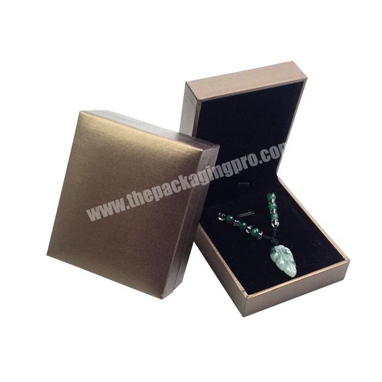 Custom New Products Luxury Black Paper Jewelry Gift Box with Custom Logo.