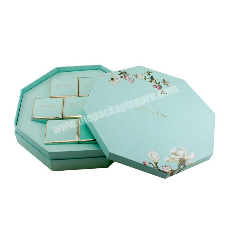 custom octagon gift box cookies candy packaging cardboard boxes