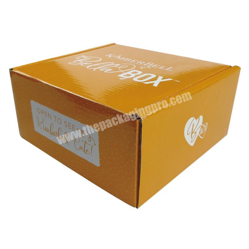 Custom Offset Printing Fancy Paper Box for Clothes T-shirt Corrugated Box