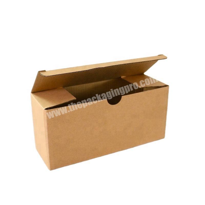 Custom order kraft corrugated carton packaging box