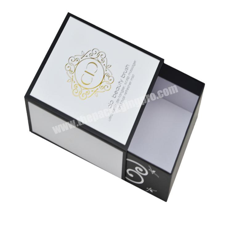custom packaging acrylic box with drawer gift box