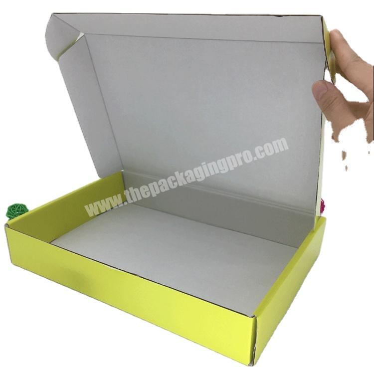custom packaging box lip balm shipping box white clothing box
