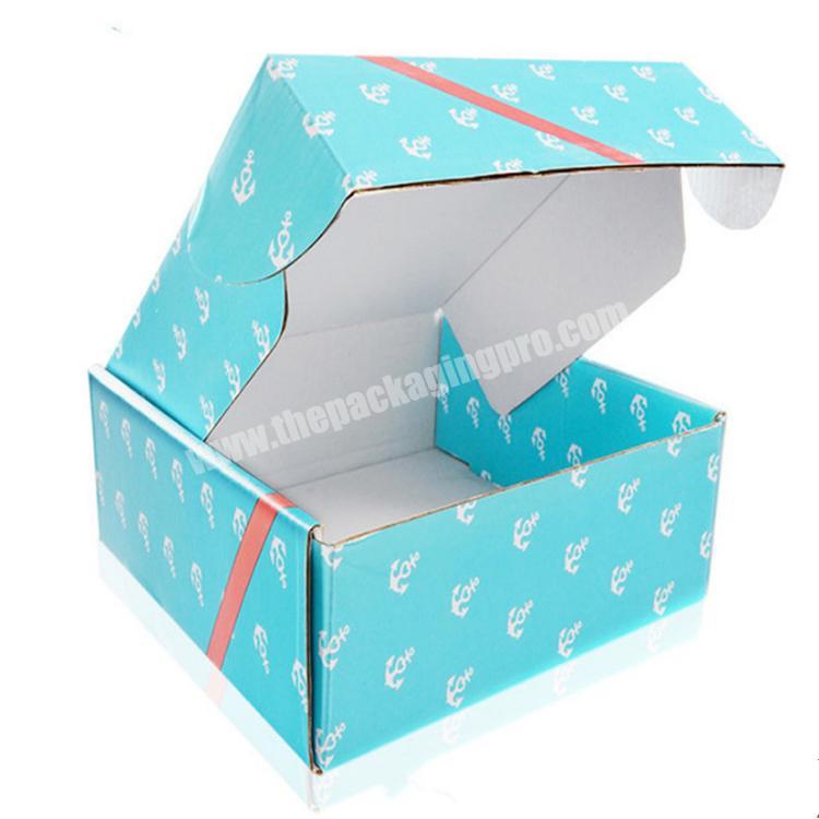 custom packaging box strong long shipping box clothing packing box