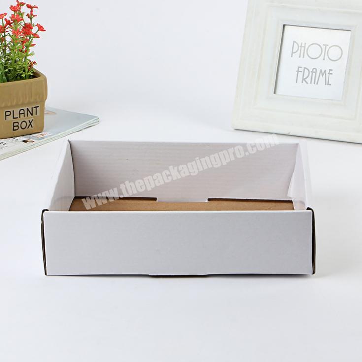 custom packaging box white hair box shoe box acrylic