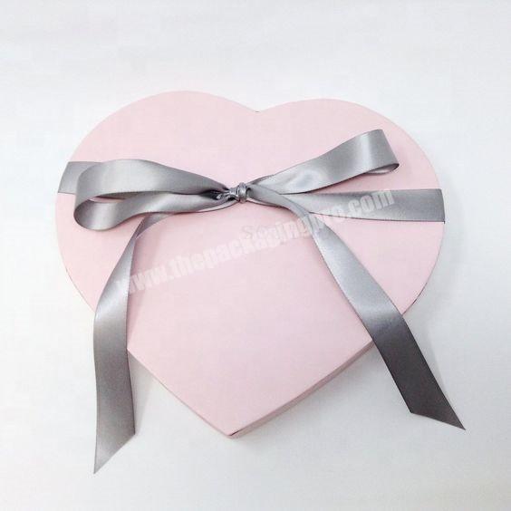 custom packaging cardboard empty unique heart shaped gift boxes for chocolates