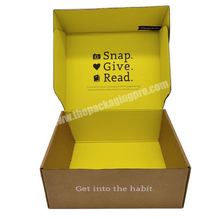 Custom Packaging Corrugated Paper Folding Empty Drop-Front Shoe Boxes