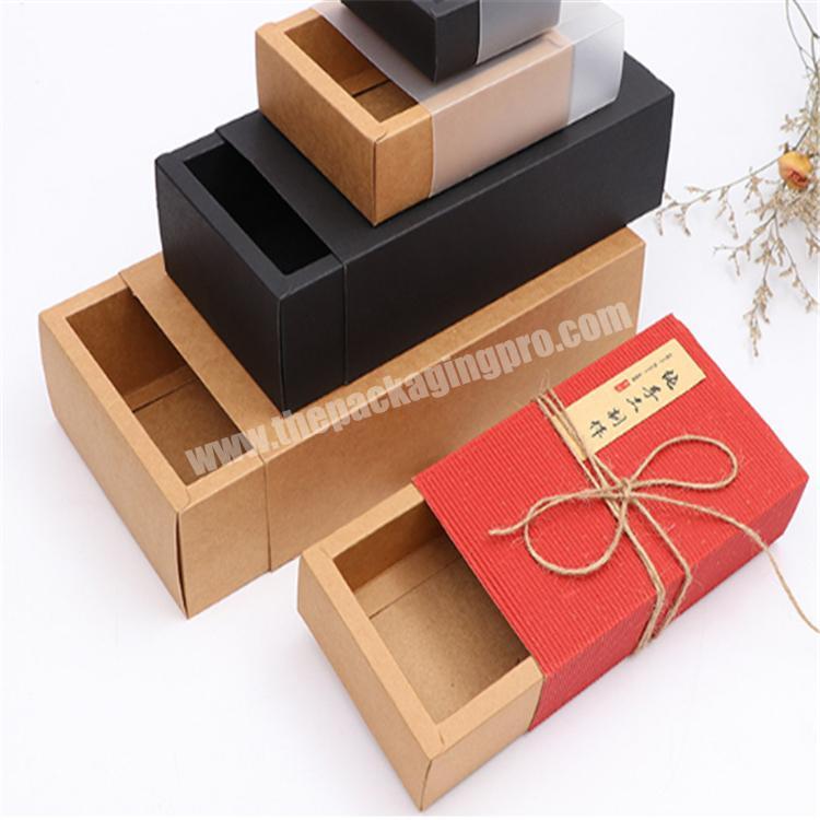 custom packaging flower and chocolate box drawer gift box