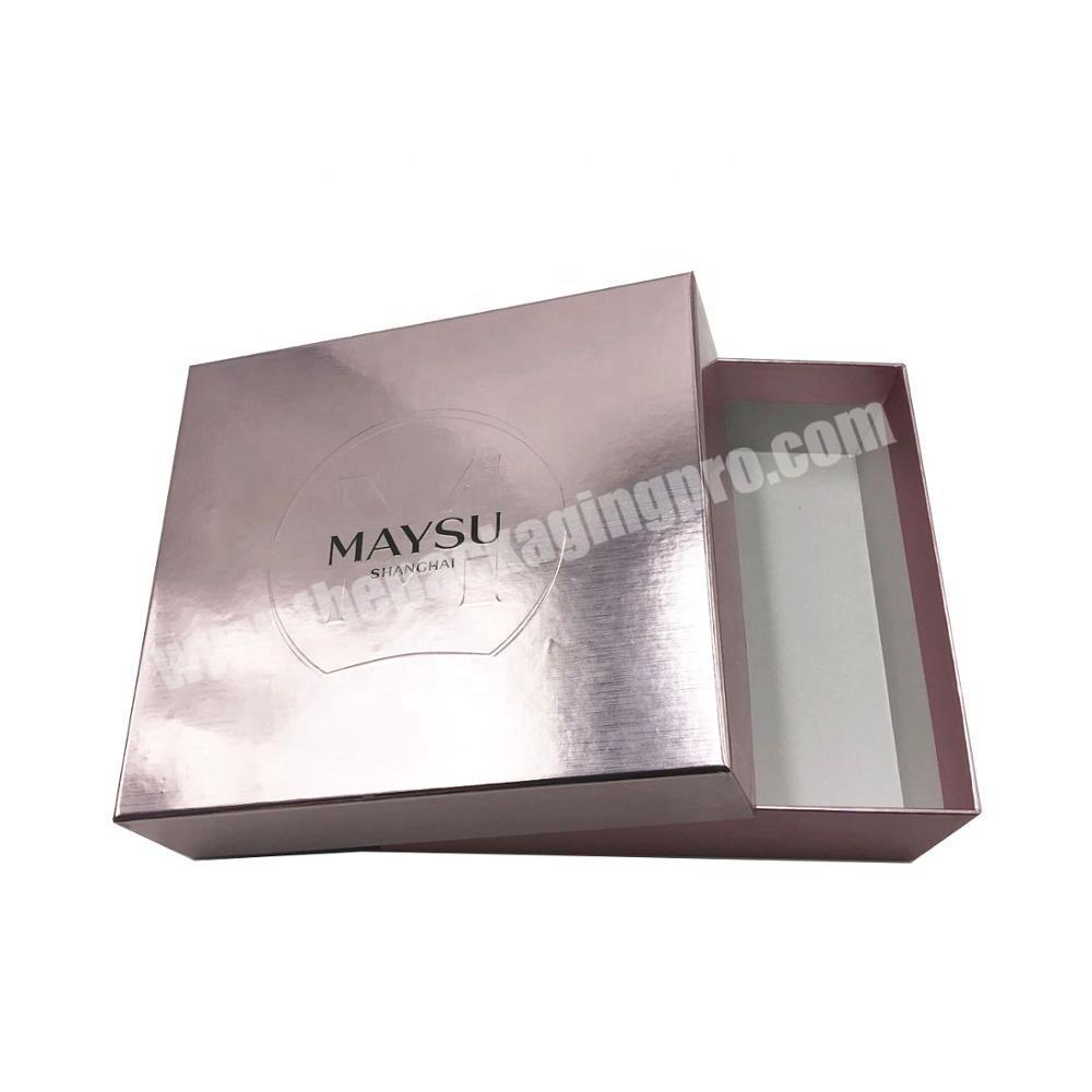 Custom Packaging Gift Paper Lingerie Packaging Box for Women Clothes Shirts Packing Box