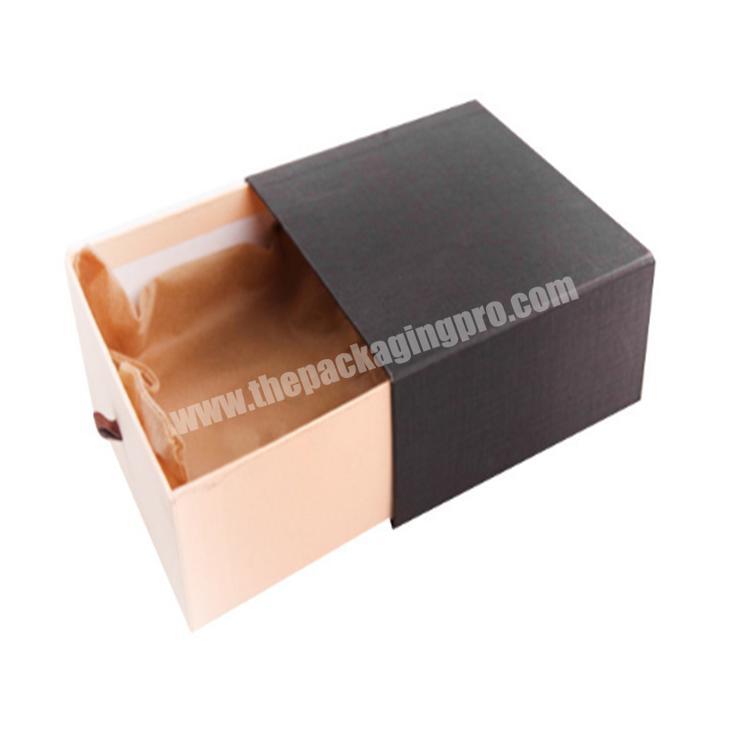 custom packaging hot pink drawer lash box gift box