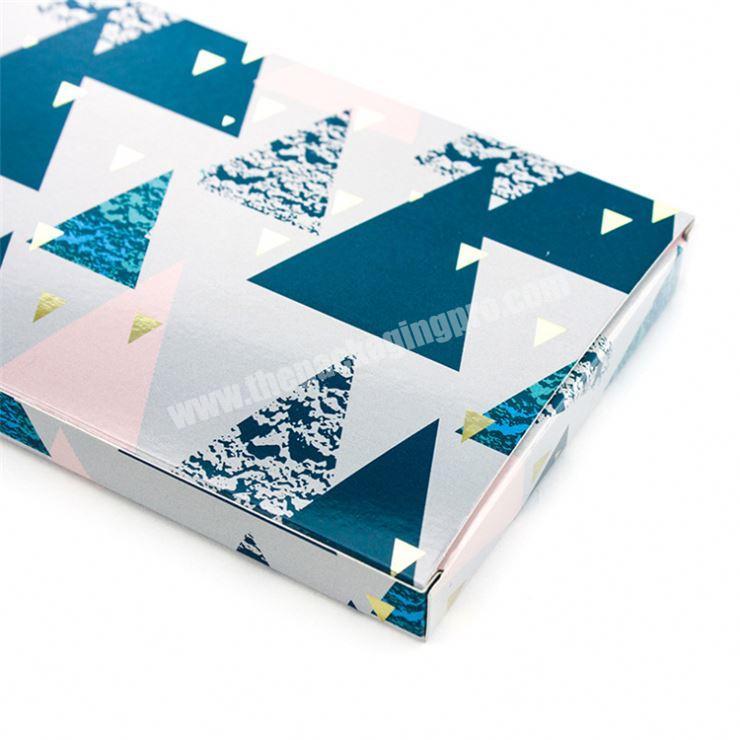 Custom packaging logo printing boxes simple paper folded box