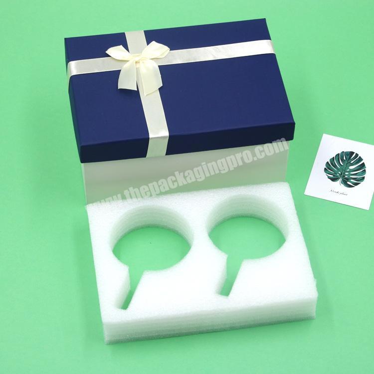 Custom Packaging Luxury foam inserts paper Box with EVA foam inside