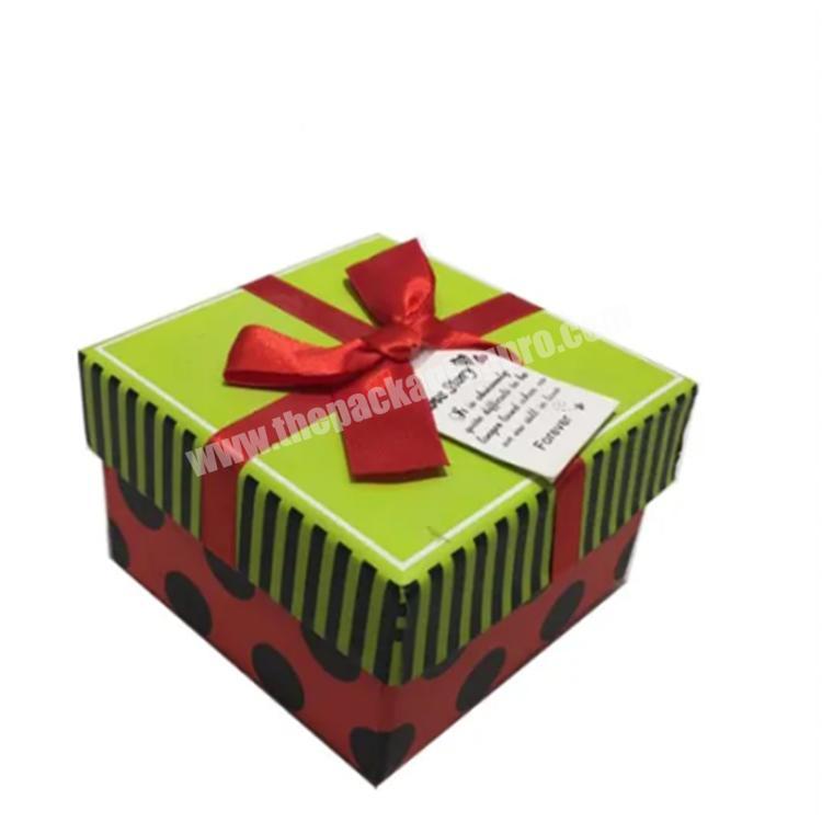 custom packaging packing square gift box with clear lid gift box