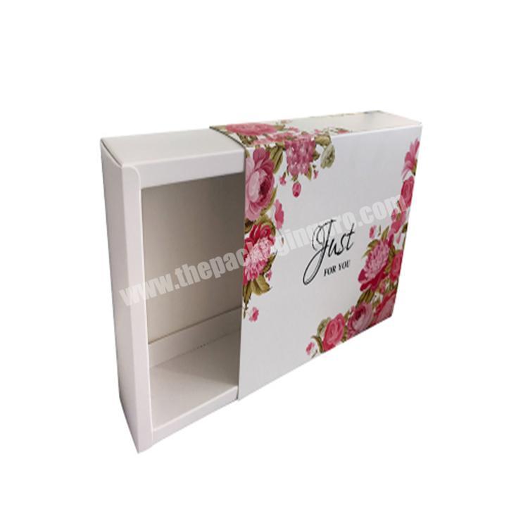 custom packaging pink drawer lash box gift box
