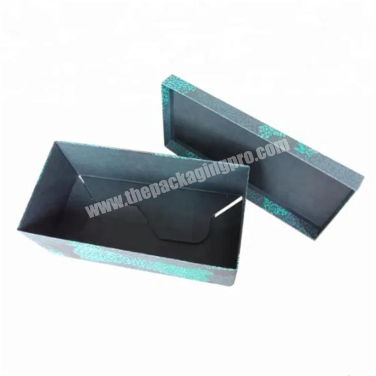 custom packaging rectangle acrylic gift box with lid shipping boxes
