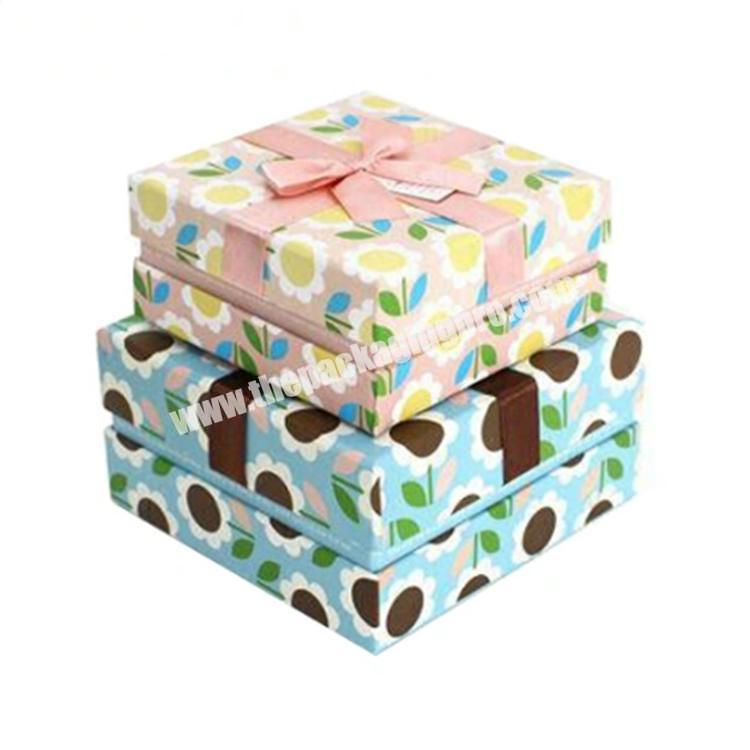 custom packaging wooden gift box with lid gift box