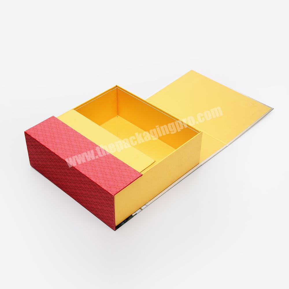 Custom Packing Luxury Magnet Paper Packaging Folding Closure Food Cake Cardboard Rigid Magnetic Gift Box