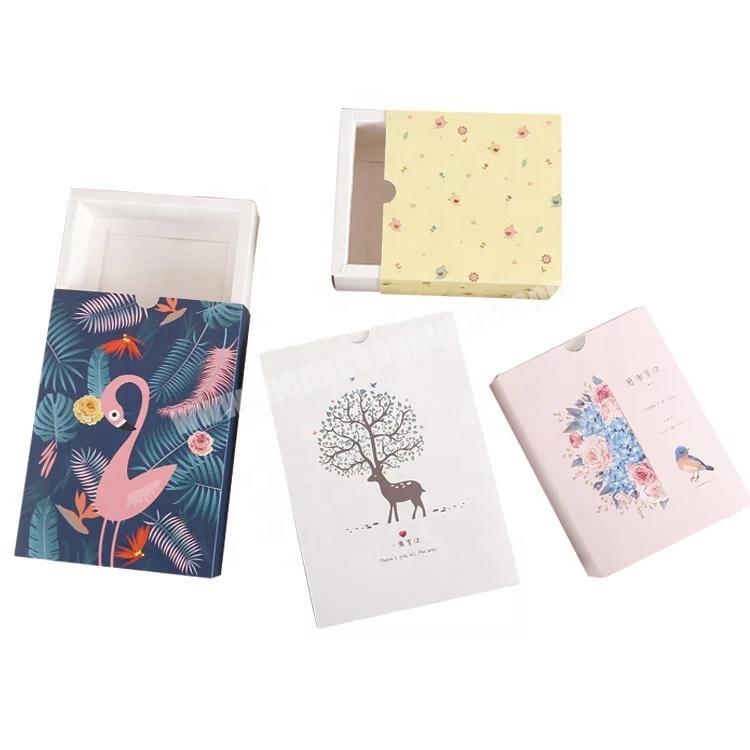 Custom Panties Package Folding Art Paper Drawer Lingerie Packaging Box With  Personalized Logo Printing