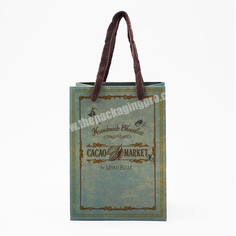 custom paper bag for food packaging with your own logo