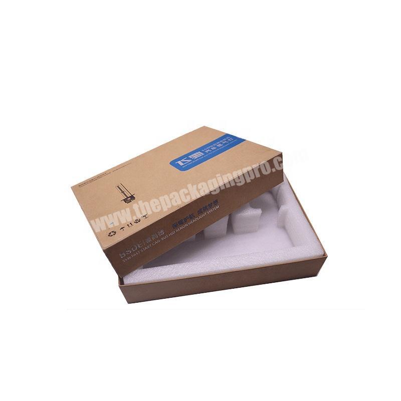 Custom Paper Cardboard Auto led Headlight Gift Packaging Box
