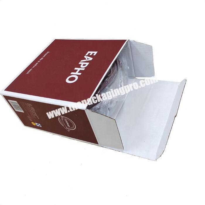 Custom paper corrugated packaging box for glass bowl packing