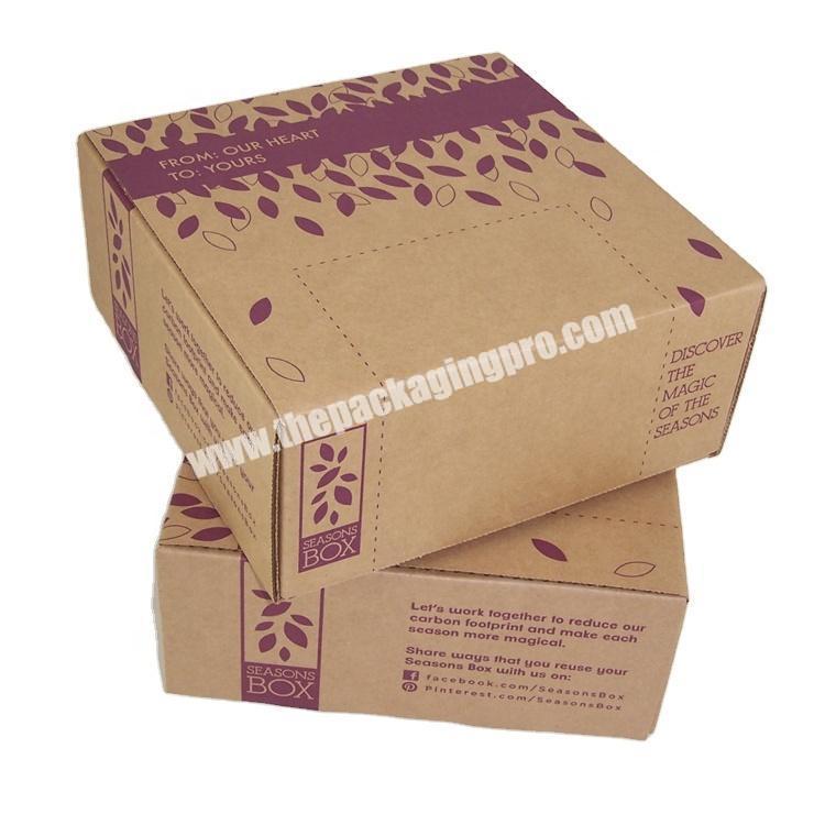 Custom Paper Craft Shipping Mailer Box Corrugated eCommerce Packaging