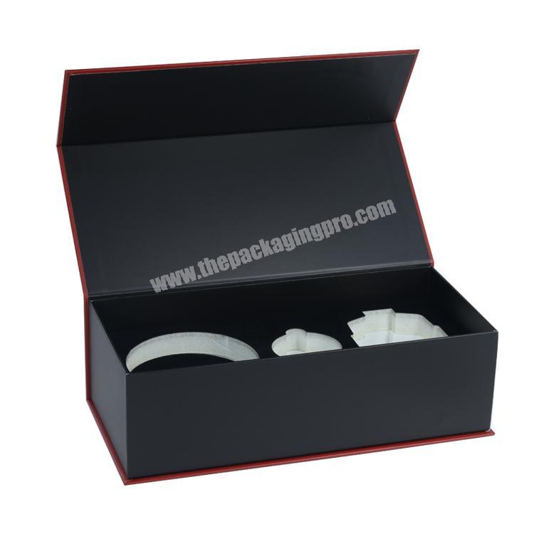 Custom paper flat packing boxes , luxury large magnetic packaging box for sprinkler