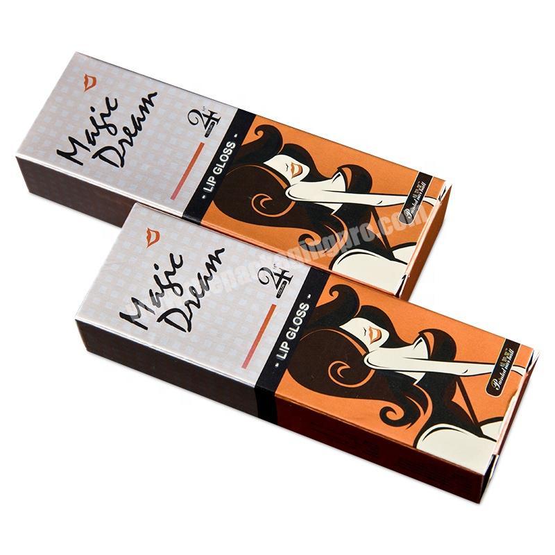 custom paper lipgloss box packaging