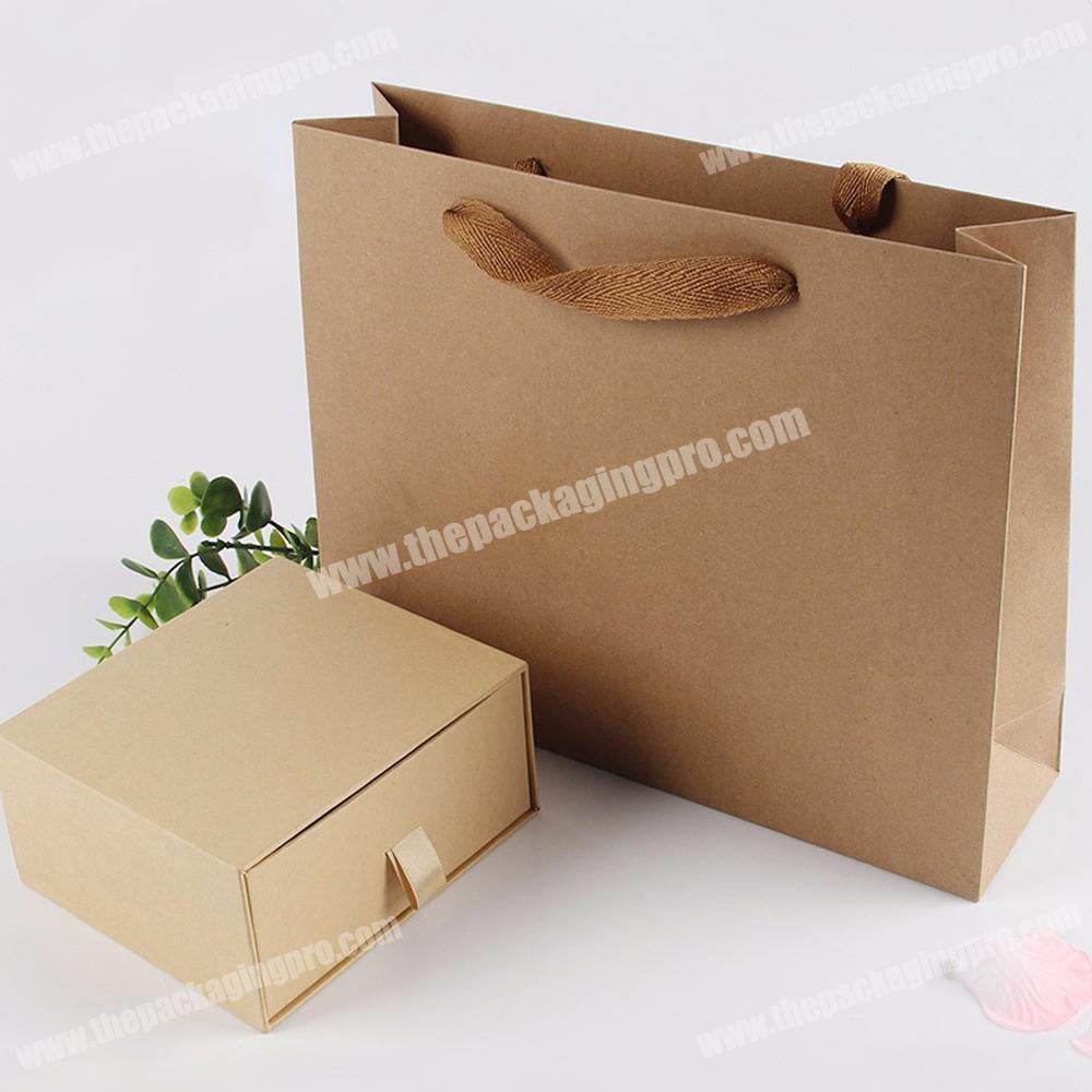 custom party favour presentation cardboard paper gift bags with gift paper box