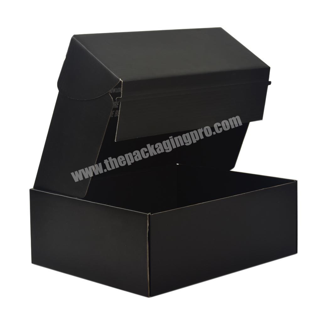 Custom peel and seal adhesive paper shipping box packaging tear off seal mailing box with tear strip