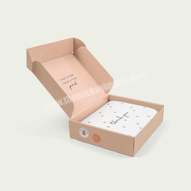 Custom Personalized Corrugated Carton Clothing Packaging Shipping Box