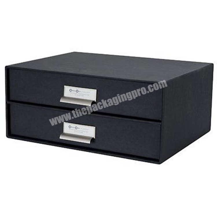 Custom Personalized Decorative Hard Paper Cardboard Drawer Storage Packaging Box
