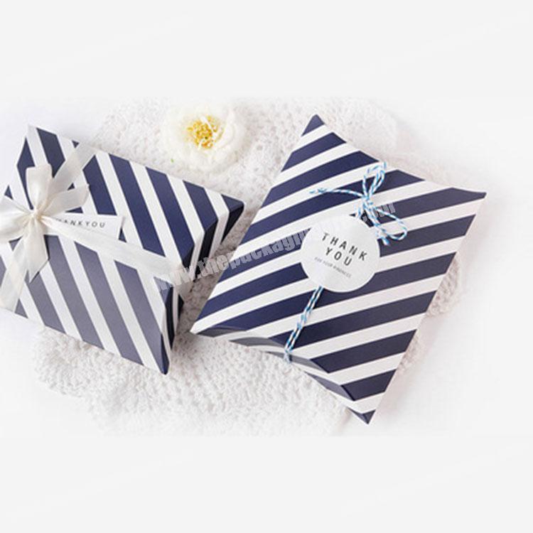 custom pillow box foldable gift packaging paper box