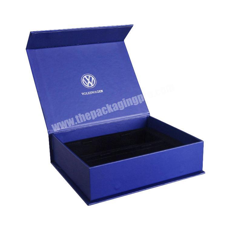 Custom plastic insert Luxury wholesale magnetic closure packing box