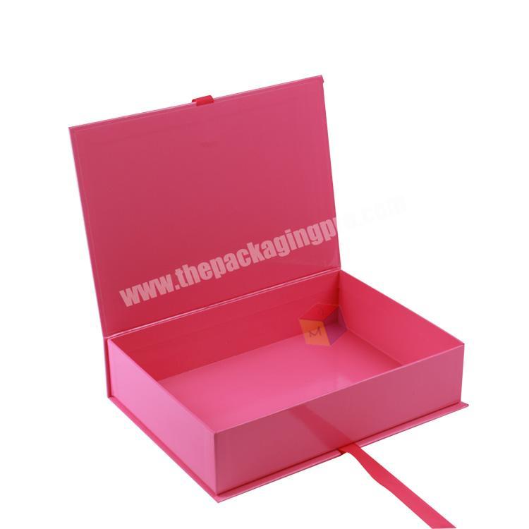 custom premium cardboard paper gift wig hair extension packaging box