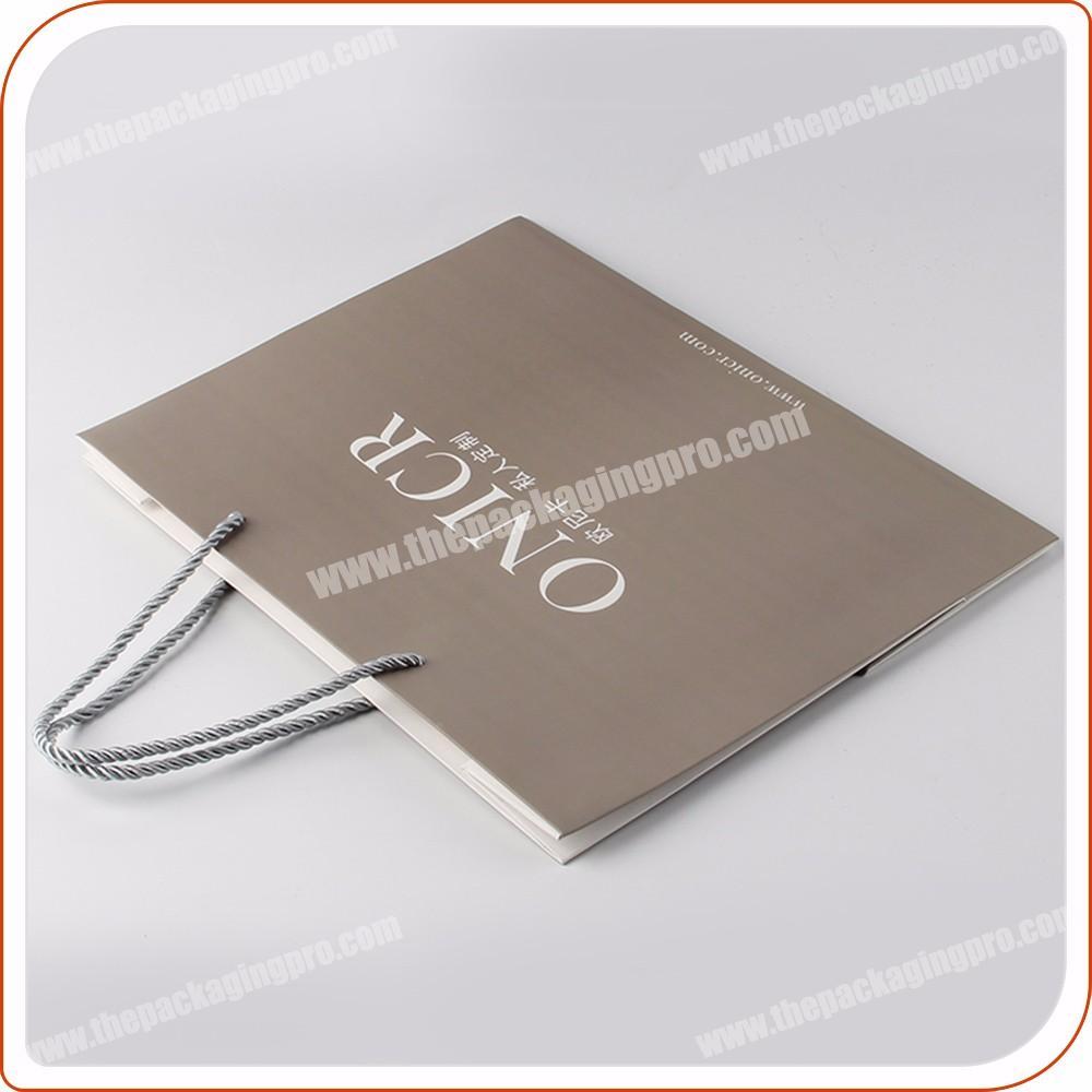 Custom Printed Logo Luxury Shopping Gift Packaging Wrapping Paper Bag With  Custom Your Own Logo