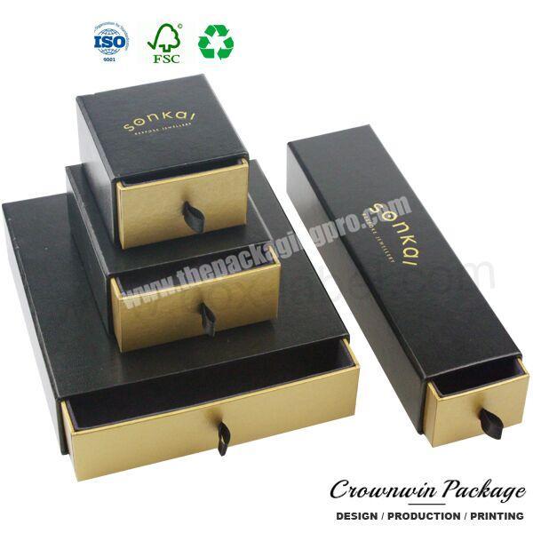 Custom Print High Quality Jewelry Drawer Gift Box CrownWin Packaging