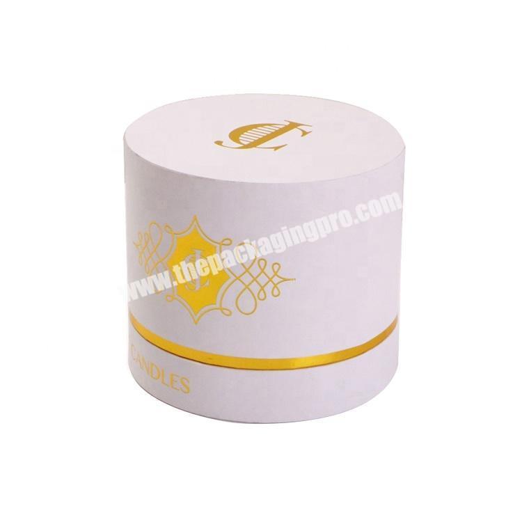 custom print round gift box packaging with lid