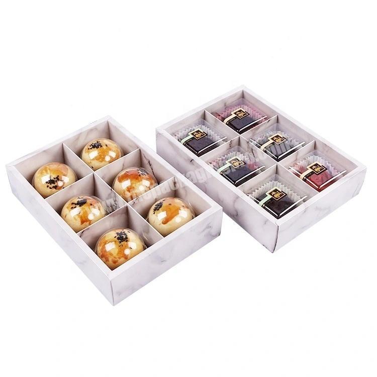 Custom Printed Art Paper Gift Packaging Box with Dividers for CookiesChocolatesFood