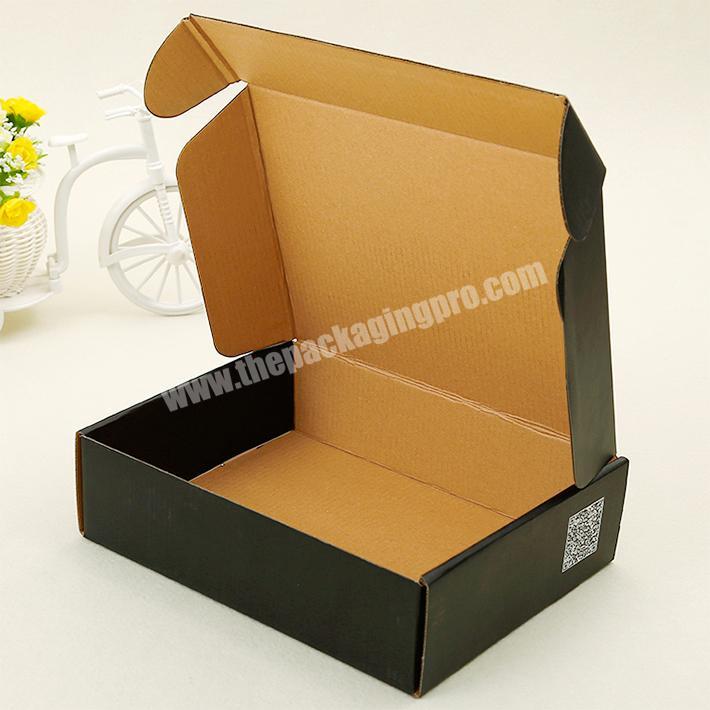 Custom Printed Black Moving Corrugated carton shipping boxes for Mailing